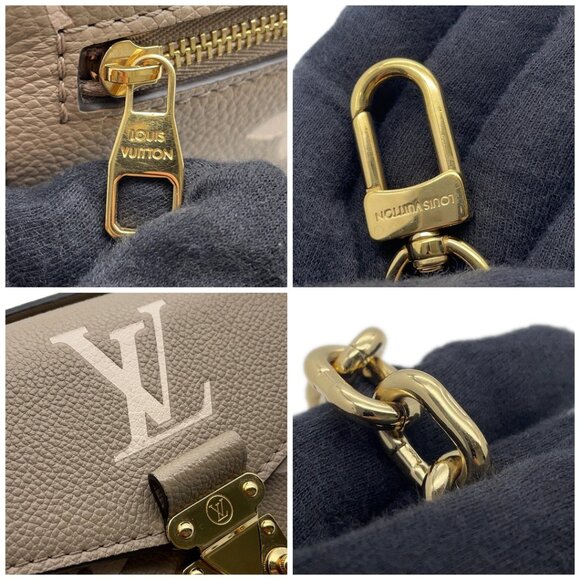 LOUIS VUITTON Pochette Metis EW Monogram Empreinte Leather Tourterelle Claim... - Picture 15 of 15